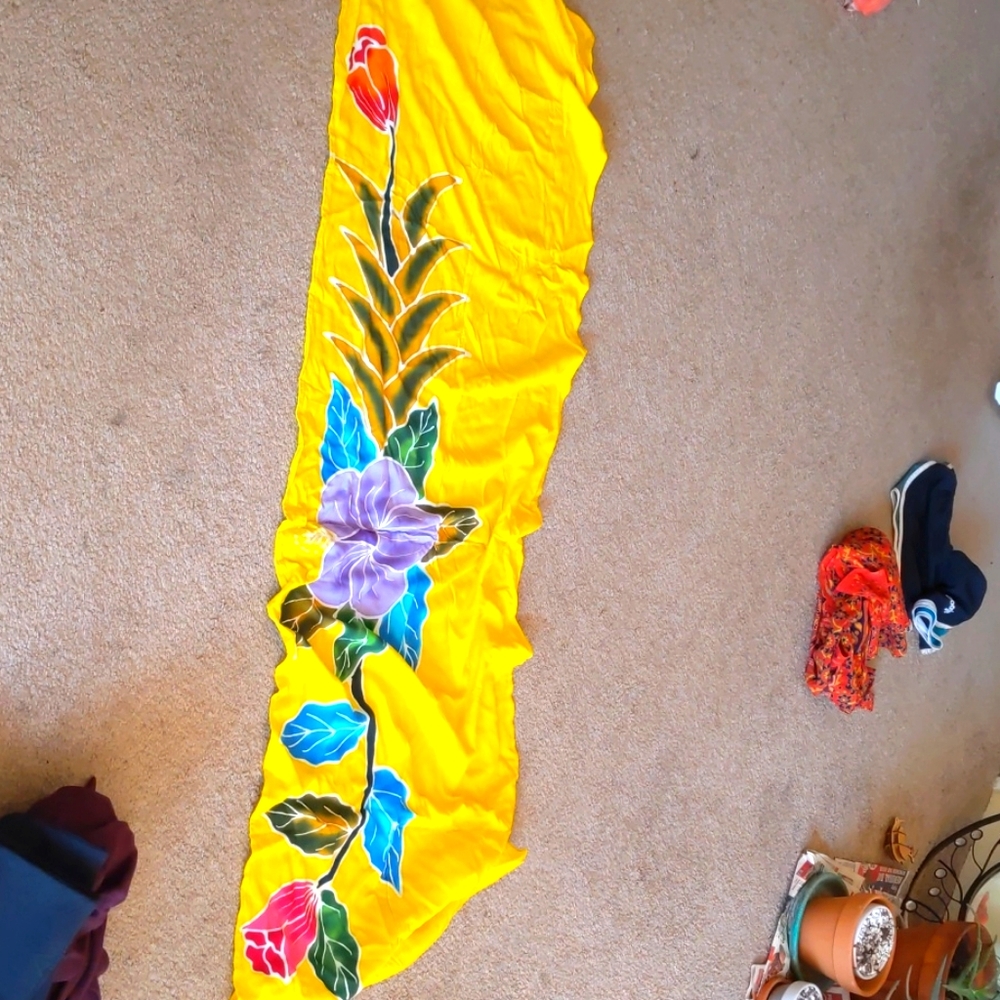hand painted short sarong hawaii